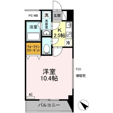 フローラ東戸塚の物件間取画像